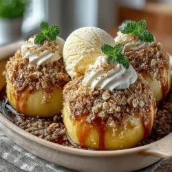 Wenn die Blätter sich färben und der Duft von Zimt und gebackenem Obst in der Luft liegt, dann ist es Zeit für einen köstlichen Karamell-Apfelgenuss. Dieses Rezept für knusprigen Karamell-Apfelgenuss bringt das Beste aus frischen Äpfeln und einer knusprigen Haferkruste zusammen und ist der perfekte Begleiter für die kühleren Tage des Jahres. Egal, ob Sie eine Familienfeier oder ein gemütliches Abendessen mit Freunden planen, dieser Apfel-Crisp wird Ihre Gäste begeistern und die Herzen erwärmen.