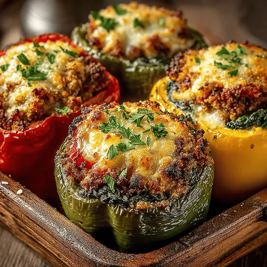 Hausgemachte Rezepte sind nicht nur eine wunderbare Möglichkeit, frische und gesunde Zutaten zu genießen, sondern auch eine Gelegenheit, kreative Kochkünste zu entfalten. Dieses Rezept für herzhafte gefüllte Paprika mit Putengehacktem und Spinat bietet eine perfekte Kombination aus Geschmack und Nährstoffen. Die bunten Paprika sind nicht nur ansprechend, sondern auch reich an Vitaminen. In dieser Variante verwenden wir mageres Putengehacktes und frischen Spinat, um ein nahrhaftes und schmackhaftes Gericht zu kreieren, das sich ideal für ein Familienessen eignet.