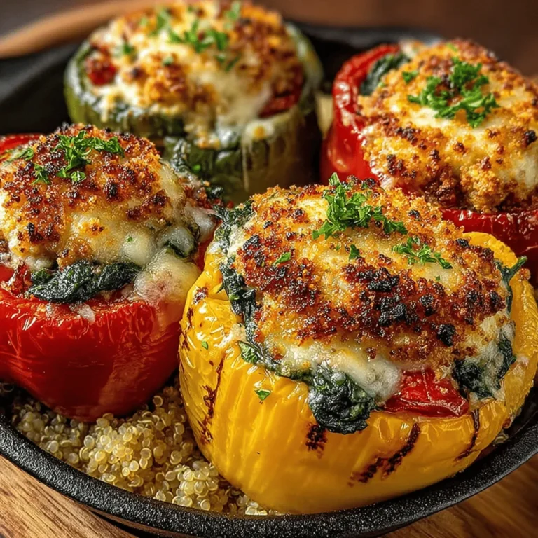 Hausgemachte Rezepte sind nicht nur eine wunderbare Möglichkeit, frische und gesunde Zutaten zu genießen, sondern auch eine Gelegenheit, kreative Kochkünste zu entfalten. Dieses Rezept für herzhafte gefüllte Paprika mit Putengehacktem und Spinat bietet eine perfekte Kombination aus Geschmack und Nährstoffen. Die bunten Paprika sind nicht nur ansprechend, sondern auch reich an Vitaminen. In dieser Variante verwenden wir mageres Putengehacktes und frischen Spinat, um ein nahrhaftes und schmackhaftes Gericht zu kreieren, das sich ideal für ein Familienessen eignet.