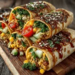 In der heutigen Zeit, in der gesunde Ernährung und der Wunsch nach abwechslungsreichen Gerichten immer mehr in den Vordergrund rücken, sind Rezepte für Salate und Wraps besonders beliebt. Sie sind nicht nur nährstoffreich, sondern auch schnell zubereitet und ideal für jede Gelegenheit, sei es ein leichtes Mittagessen, ein Picknick im Freien oder ein gesundes Abendessen. Dieses Rezept für krispige Kichererbsen- und Quinoa-Salat-Wraps vereint frische Zutaten mit einer Vielzahl von Aromen und Texturen, die jeden Bissen zu einem Genuss machen. Die Kombination aus proteinreicher Quinoa, knackigem Gemüse und knusprigen Kichererbsen sorgt für eine ausgewogene und sättigende Mahlzeit.