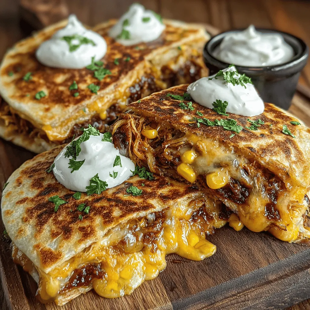 Hausgemachte Rezepte sind nicht nur eine Möglichkeit, leckeres Essen zuzubereiten, sondern sie fördern auch die Kreativität und den Genuss beim Kochen. Besonders in der heutigen hektischen Zeit suchen viele nach schnellen, aber dennoch schmackhaften Gerichten, die sie mit der Familie oder Freunden teilen können. Ein solches Gericht, das sowohl einfach zuzubereiten ist als auch wunderbar schmeckt, sind die Skillet BBQ Chicken Quesadillas. Diese Quesadillas kombinieren zartes, mit BBQ-Sauce mariniertes Hähnchen, geschmolzenen Käse und knackiges Gemüse zwischen goldbraun gebratene Tortillas – ein wahrer Genuss für jeden Gaumen.
