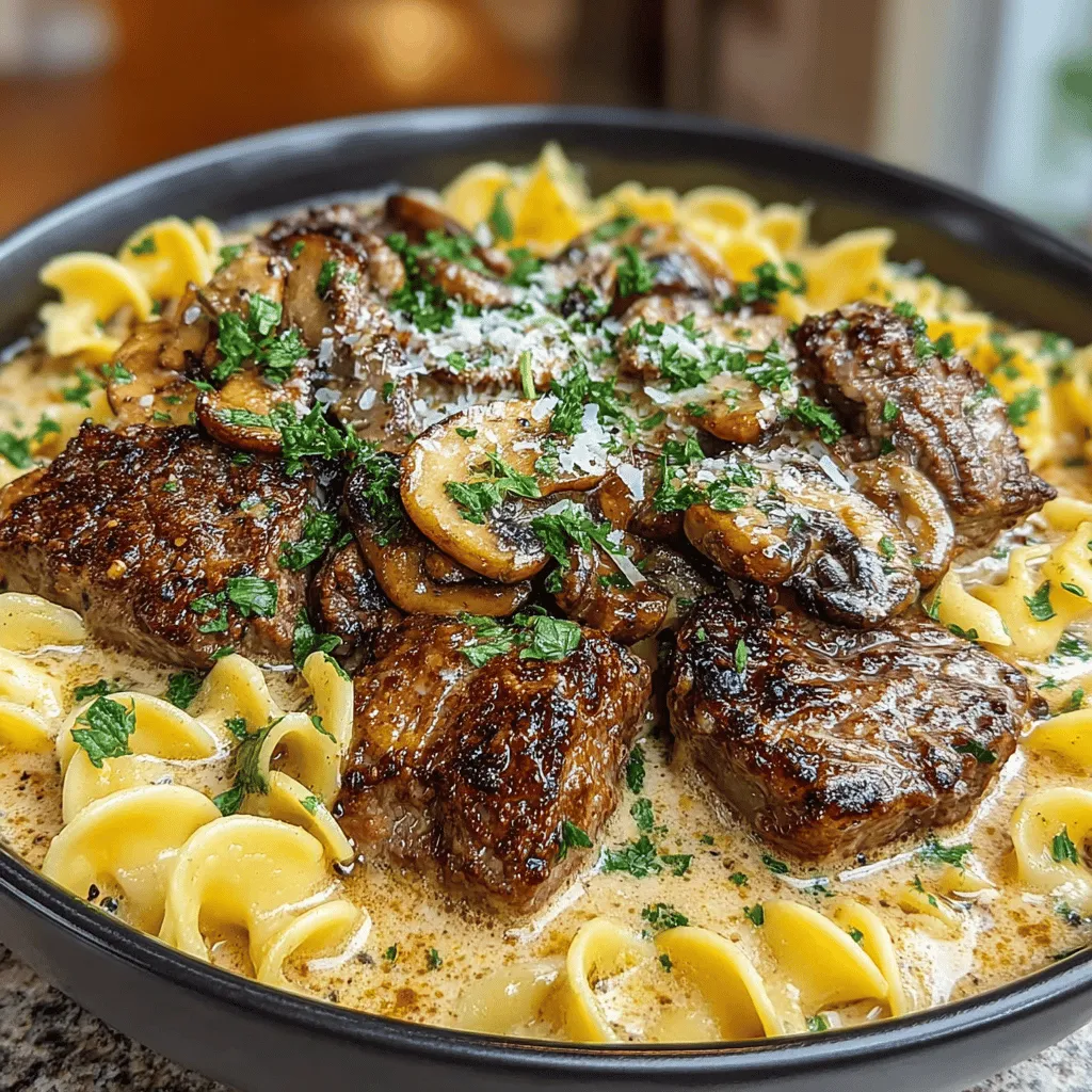 Schnelles und einfaches Rindfleisch Stroganoff über Nudeln ist ein klassisches Gericht, das sich durch seinen köstlichen Geschmack und seine unkomplizierte Zubereitung auszeichnet. Ursprünglich aus Russland stammend, hat sich dieses Gericht weltweit einen Namen gemacht und begeistert mit seiner cremigen Sauce, zarten Rinderstücken und aromatischen Pilzen. In der modernen Küche ist es besonders beliebt, da es nicht nur schnell zubereitet ist, sondern auch eine perfekte Mischung aus Aromen und Texturen bietet.