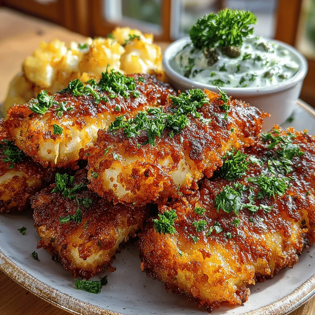 Für die Fischstäbchen: - 450 g frische weiße Fischfilets (z. B. Kabeljau, Schellfisch oder Tilapia) - 120 g Weizenmehl - 2 große Eier - 100 g Panko-Brösel - 1 Teelöffel geräuchertes Paprikapulver - 1 Teelöffel Knoblauchpulver - 1 Teelöffel Zwiebelpulver - Salz und Pfeffer nach Geschmack - Kochspray oder Olivenöl