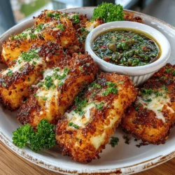 Für die Fischstäbchen: - 450 g frische weiße Fischfilets (z. B. Kabeljau, Schellfisch oder Tilapia) - 120 g Weizenmehl - 2 große Eier - 100 g Panko-Brösel - 1 Teelöffel geräuchertes Paprikapulver - 1 Teelöffel Knoblauchpulver - 1 Teelöffel Zwiebelpulver - Salz und Pfeffer nach Geschmack - Kochspray oder Olivenöl