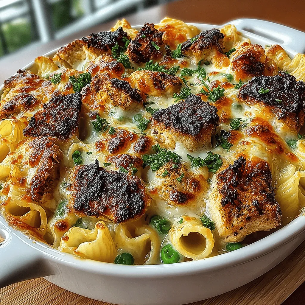 Der cremige Hühnchen Alfredo Pasta Auflauf ist ein köstliches Gericht, das in vielen Haushalten für Freude sorgt. Dieses Rezept vereint die Aromen von zartem Hähnchen, frischer Pasta und einer reichhaltigen Alfredo-Sauce, die jeder Bissen zu einem Genuss macht. Ursprünglich aus Italien stammend, hat diese Art von Auflauf sich in der amerikanischen Küche etabliert und ist mittlerweile ein beliebtes Comfort Food. Die Zubereitung ist einfach und schnell, was es zu einer perfekten Wahl für Familienessen oder spontane Zusammenkünfte mit Freunden macht. Hausgemachte Mahlzeiten stärken nicht nur die Familienbande, sondern bringen auch ein Stück Tradition auf den Tisch.