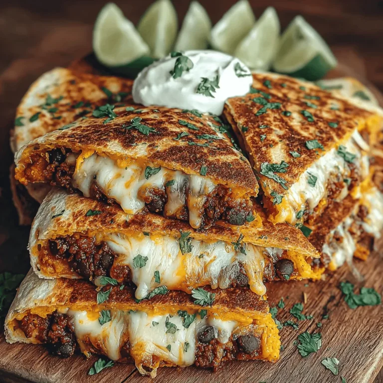 Die Süßkartoffel- und Schwarzbohnen-Quesadillas sind nicht nur ein Fest für den Gaumen, sondern auch eine wahre Nährstoffbombe! In den letzten Jahren haben sich Quesadillas zu einem beliebten Gericht entwickelt, das in vielen Haushalten zu finden ist. Besonders die Kombination aus der süßen, cremigen Süßkartoffel und den herzhaften, proteinreichen schwarzen Bohnen macht dieses Gericht zu einer hervorragenden Wahl für eine gesunde und sättigende Mahlzeit. Ob als schnelles Mittagessen, leichtes Abendessen oder als Snack für gesellige Abende – diese Quesadillas überzeugen durch ihren Geschmack und ihre Vielseitigkeit.