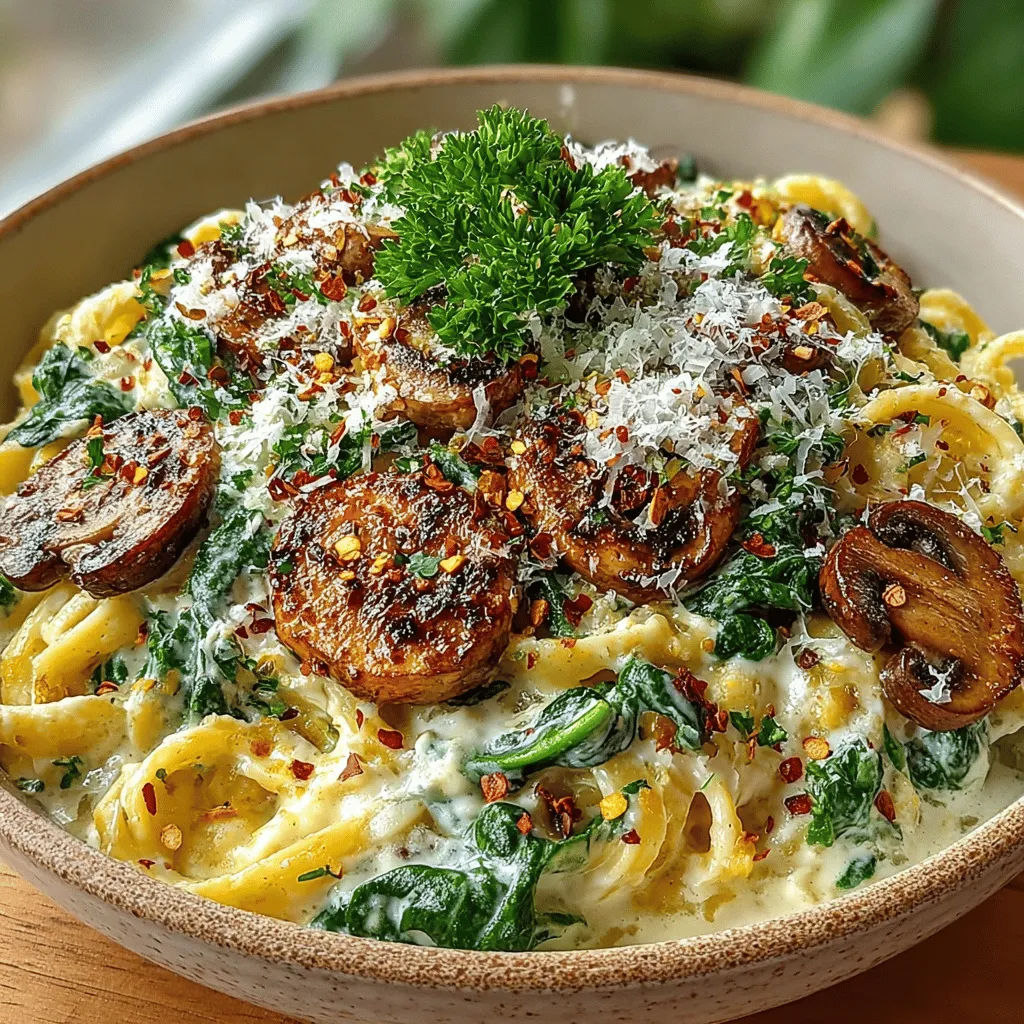 Die Spinat & Pilze Freude Pasta ist ein köstliches und nahrhaftes Gericht, das in der modernen Küche immer mehr an Beliebtheit gewinnt. Sie vereint die Aromen frischer Zutaten und die cremige Konsistenz einer leckeren Sahnesoße, die jeden Pasta-Liebhaber begeistern wird. Diese Kombination aus Spinat und Pilzen bietet nicht nur einen hervorragenden Geschmack, sondern auch eine Vielzahl von gesundheitlichen Vorteilen. Spinat ist reich an Vitaminen und Mineralstoffen, während Pilze eine großartige Quelle für Antioxidantien sind.