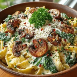 Spinat & Pilze Freude Pasta  – Teil 2