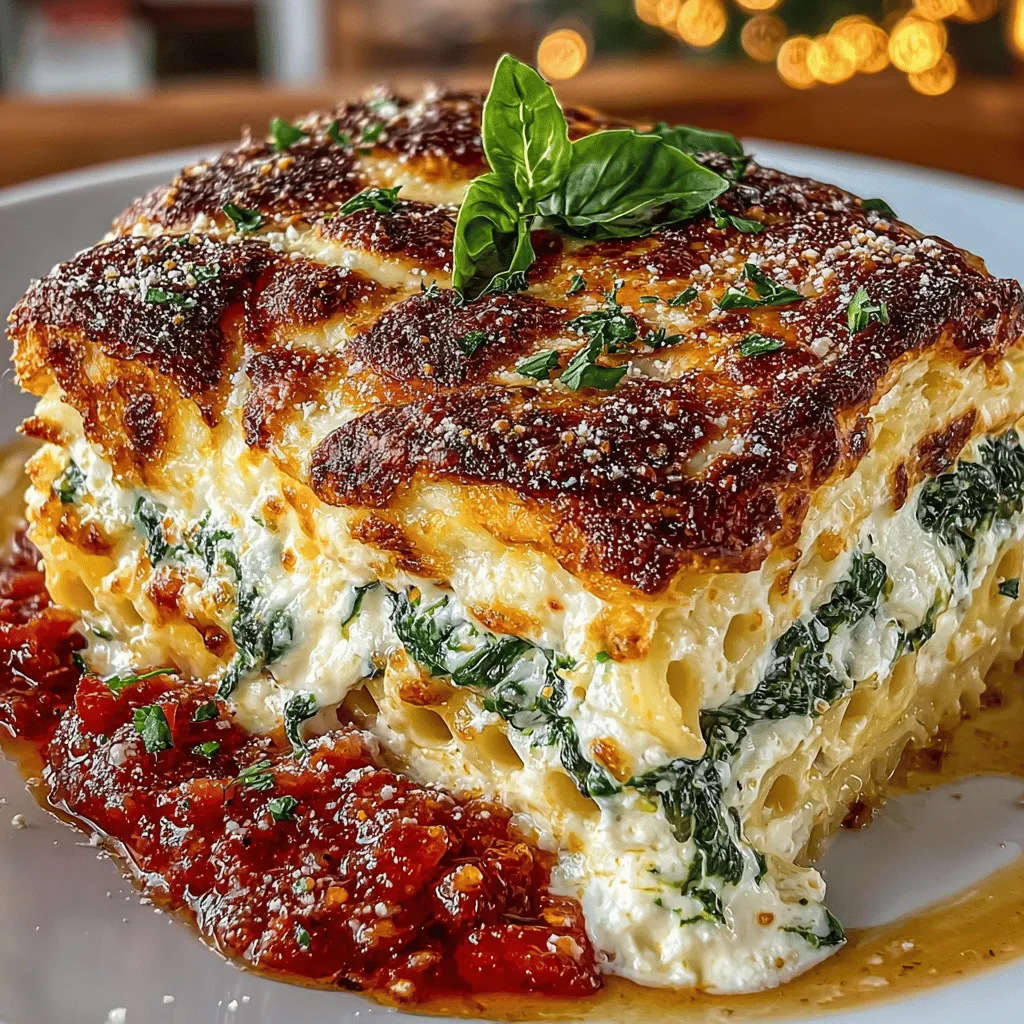 - 340 g Ziti-Nudeln - 480 g Ricotta-Käse - 480 g geriebener Mozzarella-Käse - 100 g geriebener Parmesan-Käse - 180 g frischer Spinat, grob gehackt - 1 Glas (ca. 680 g) Marinara-Sauce - 2 Knoblauchzehen, fein gehackt - 1 TL getrockneter Oregano - 1 TL getrockneter Basilikum - Salz und Pfeffer nach Geschmack - 1 EL Olivenöl - Frisches Basilikum zur Garnitur (optional)