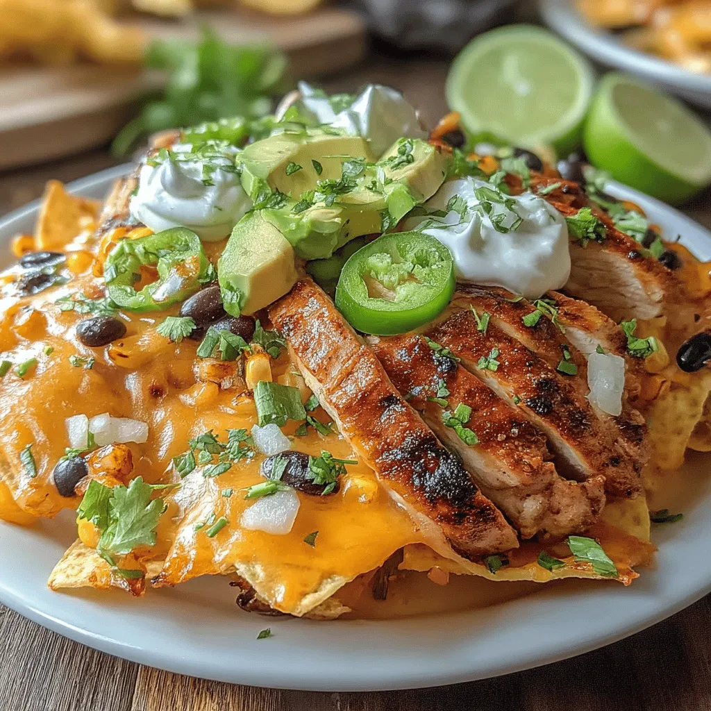 Chili-Hühnchen Nachos sind das perfekte Gericht für einen gemütlichen Familienabend oder eine gesellige Party mit Freunden. Diese köstliche Kombination aus würzigem Hühnchen, herzhaftem Chili und knusprigen Tortilla-Chips sorgt für echte Geschmacksexplosionen. Die Vielseitigkeit dieses Rezeptes ermöglicht es, es an die Vorlieben Ihrer Gäste anzupassen, und so wird jeder Bissen zum Genuss.