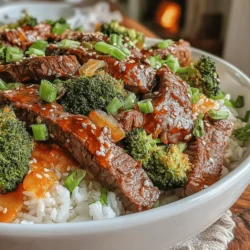 Herzhafte Rindfleisch-Brokkoli-Pfanne
