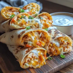 Schnelle & Leckere BBQ Hähnchen-Wraps