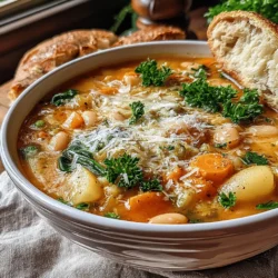 Die wärmende weiße Bohnen-Suppe ist nicht nur ein Genuss für den Gaumen, sondern auch eine Umarmung in einer Schüssel. Diese herzhafte Suppe ist perfekt für kalte Tage und bietet nicht nur Wärme, sondern auch eine Fülle von Nährstoffen. Dank der Kombination aus weißen Bohnen und frischem Gemüse ist sie nicht nur sättigend, sondern auch reich an Ballaststoffen und Proteinen.