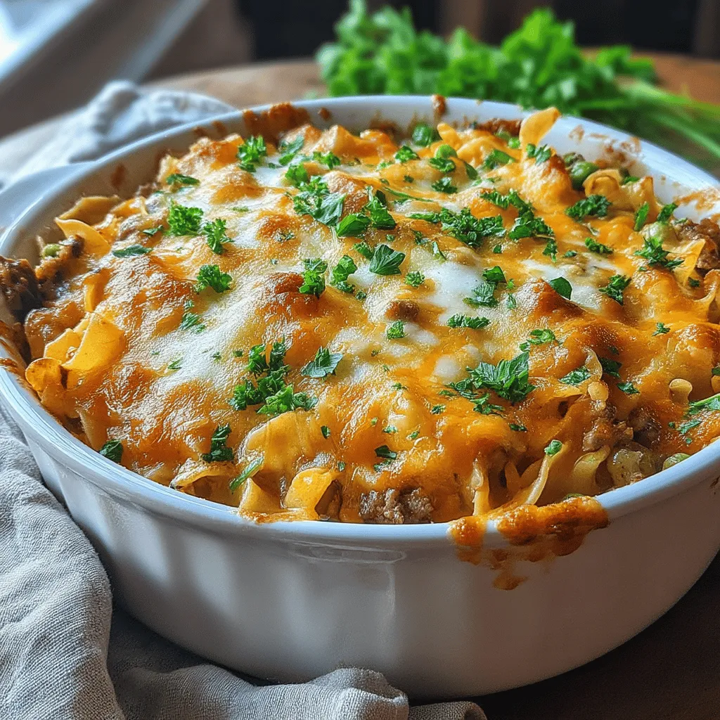 Der Gemütliche Rindfleisch Stroganoff Auflauf ist ein herzhaftes Gericht, das sich perfekt für kalte Tage eignet. Mit zartem Rindfleisch, cremiger Sauce und al dente Eiernudeln vereint dieser Auflauf die Aromen der klassischen Stroganoff-Zubereitung in einer praktischen Form, die jeder lieben wird. Ob als Familienessen oder für Gäste, dieser Auflauf wird schnell zum Favoriten.